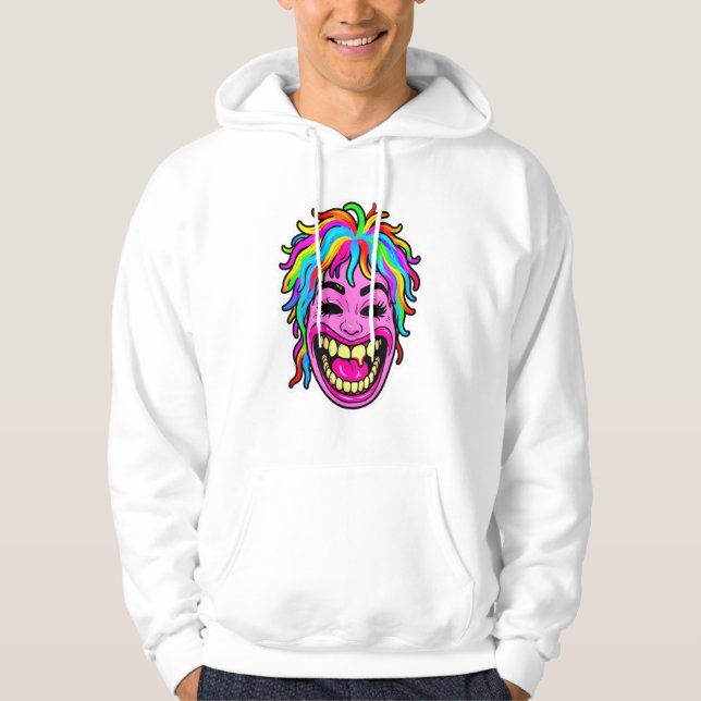 Veste À Capuche Visage de monstre  (Devant)