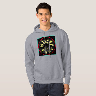Veste À Capuche Visage doré : Gris - Sweatshirt à capuchon de coto