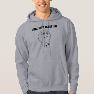 Veste À Capuche Visage Meme comique de rage admis par défi
