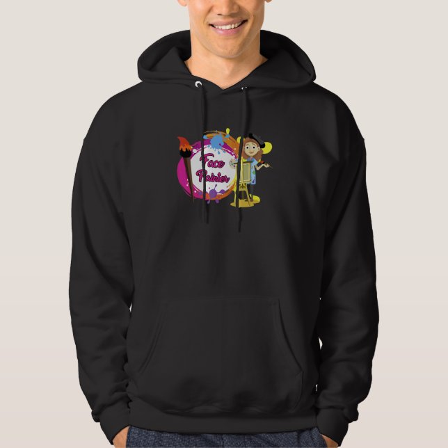 Veste À Capuche Visages d'artiste Peintre (Devant)