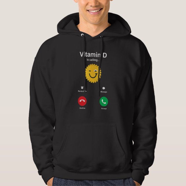 Veste À Capuche Vitamine D Appelle (Devant)
