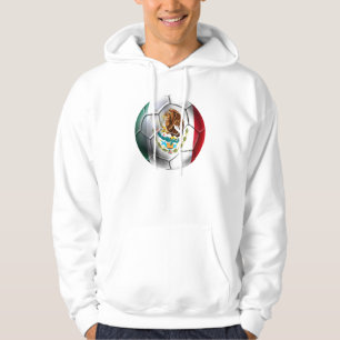 Veste À Capuche Vitesse de drapeau mexicain de ballon de football