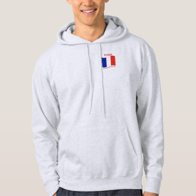 Veste À Capuche Vive la France (France) (Devant)