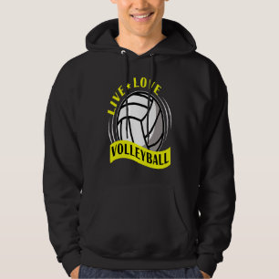 Veste À Capuche Vivez Amour Volleyball Set Épique Contre Sport Net