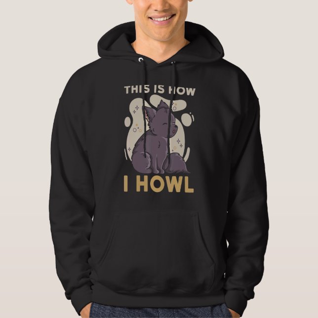 Veste À Capuche Voici Comment Je Cite Howf Pour Un Expert Wolf (Devant)