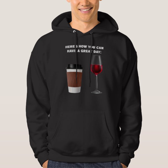 Veste À Capuche Voici comment vous pouvez café café café (Devant)