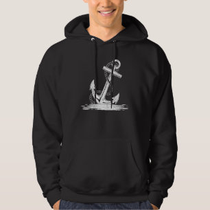 Veste À Capuche Voilier Mariniste Ancre Naútisme Voile