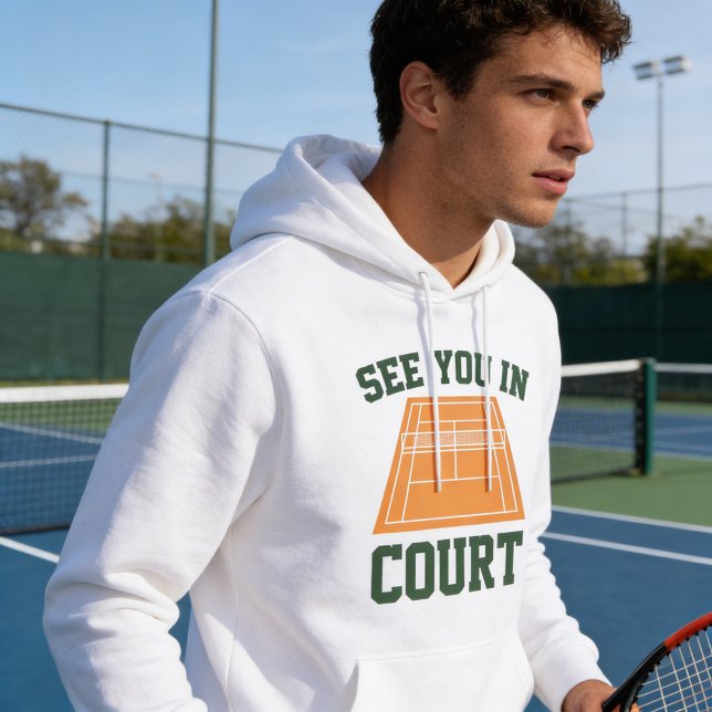 Veste À Capuche Voir Vous En Cour (See you in court tennis hoodie)