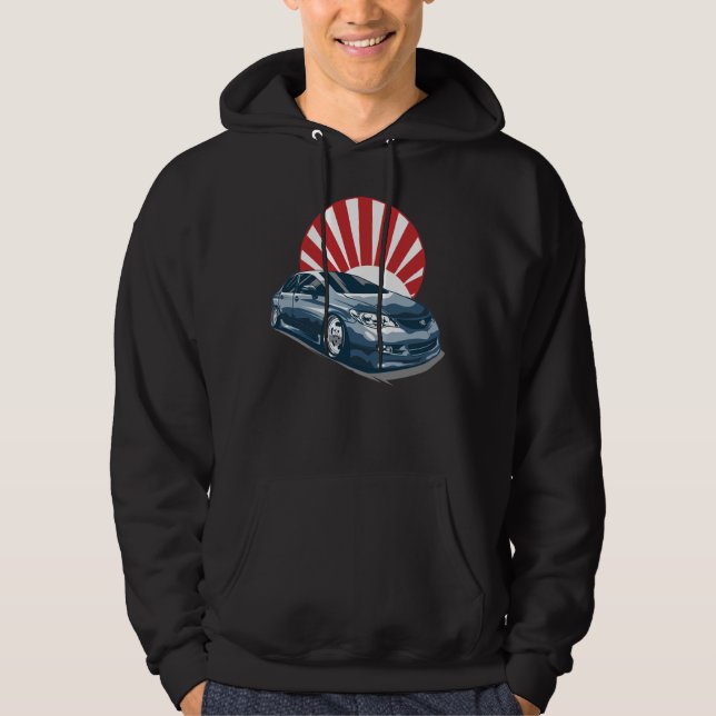 Veste À Capuche voiture civique (Devant)