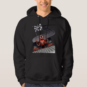Veste À Capuche Voiture de Formule pour fan de mécanique sportive