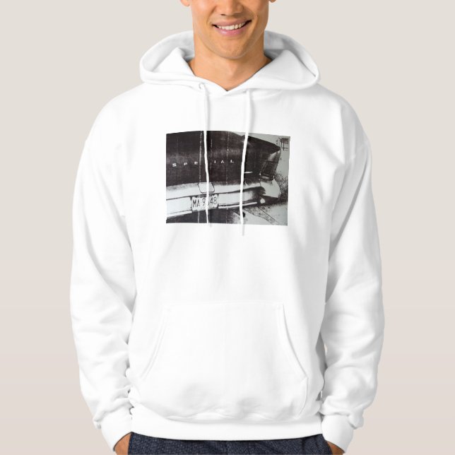 Veste À Capuche Voiture noire et blanche (Devant)