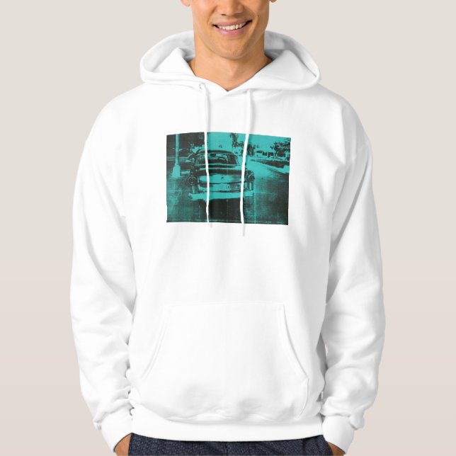 Veste À Capuche Voiture verte (Devant)