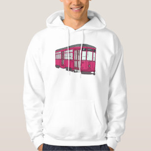 Veste À Capuche Voitures de Trolleycar de tram de tramway de