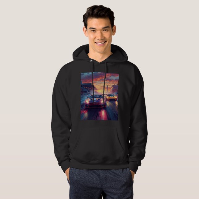 VESTE À CAPUCHE VOITURES POUR LA VIE (Devant entier)