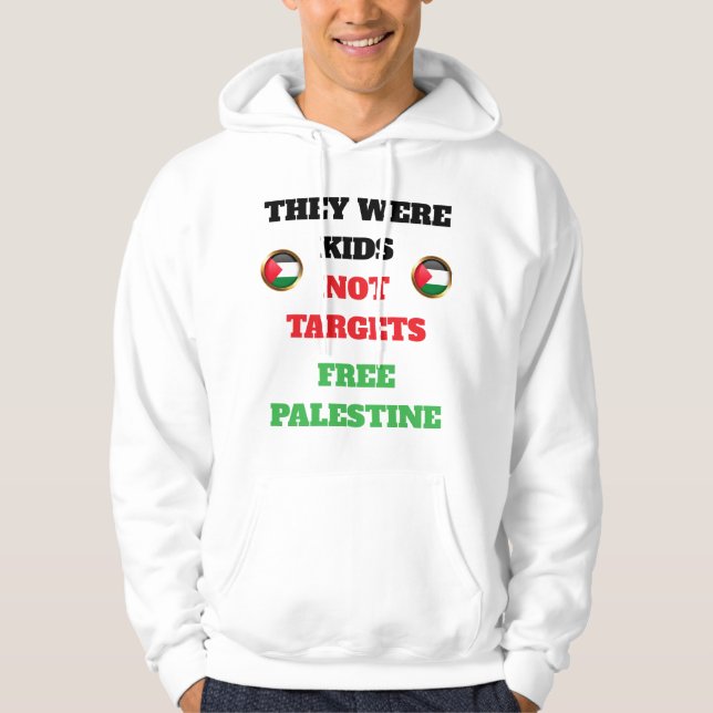 Veste À Capuche Voix de la Palestine - L'humanité pleure pour la j (Devant)