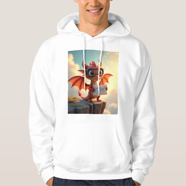 Veste À Capuche Vol de rêve : Le petit dragon (Devant)