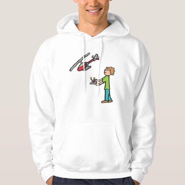 Veste À Capuche Vol en hélicoptère télécommandé (Devant)
