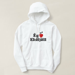 Veste À Capuche Volcans I Heart (Love) [Ég Elska Eldfjöll]