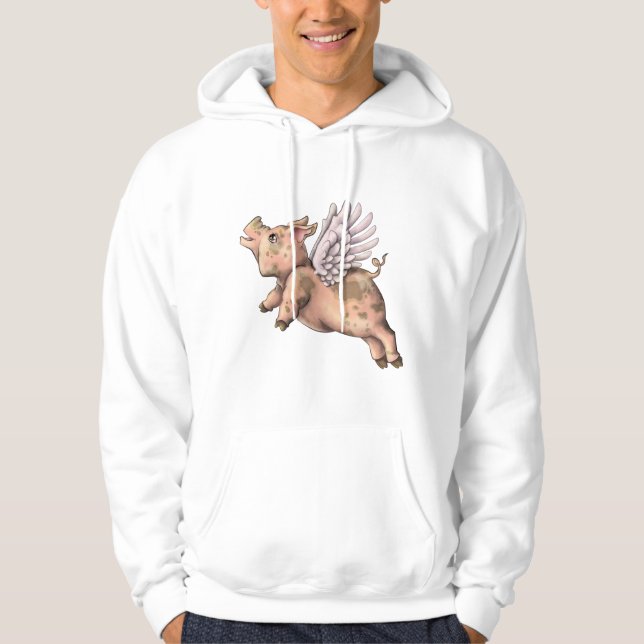 Veste À Capuche Voler des porcs (Devant)