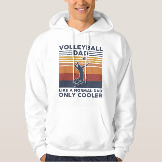 Veste À Capuche Volleyball Dad Like A Normal Dad Only Cooler Vinta