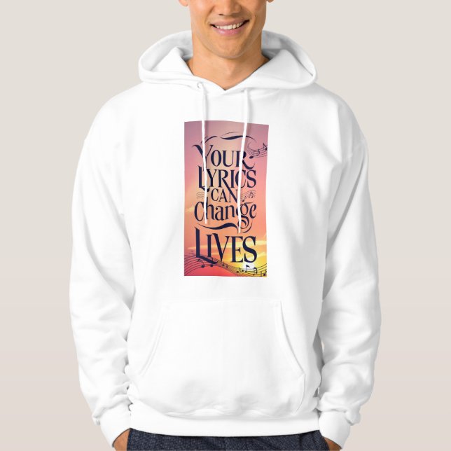 Veste À Capuche Vos Paroles Peuvent Changer Des Vies (Devant)