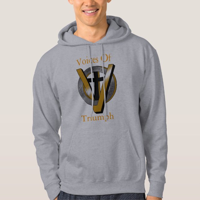 Veste À Capuche VOT, Triumph, voix de - customisé (Devant)