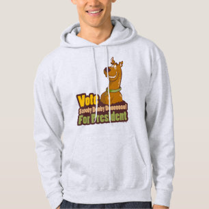 Veste À Capuche Vote de Scooby Dooby Doo pour le président