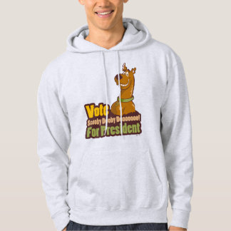 Veste À Capuche Vote de Scooby Dooby Doo pour le président