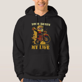 Veste À Capuche Votre Hobby Ma Vie Enduro Motocross