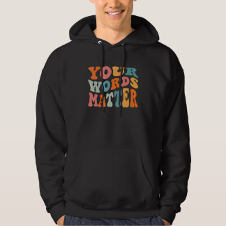 Veste À Capuche Votre orthophoniste Les Paroles Comptent