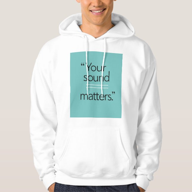 Veste À Capuche Votre son compte 2 (Devant)