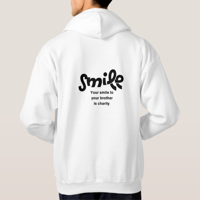 Veste À Capuche Votre sourire  b (Dos)