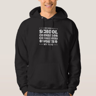 Veste À Capuche Votre vie vaut mon temps Conseiller d'orientation 