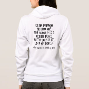 Veste À Capuche Vous améliorez le monde