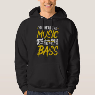 Veste À Capuche Vous entendez la musique mais vous ressentez la ba