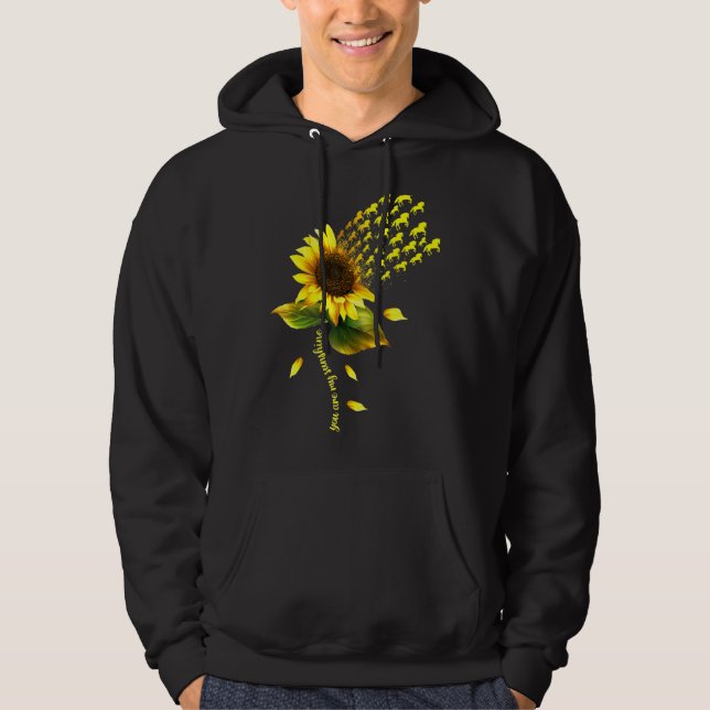 Veste À Capuche Vous Êtes Mon Cheval Sunshine Sunflower Cheval (Devant)