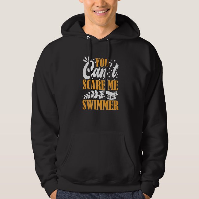 Veste À Capuche Vous ne pouvez pas m'effrayer Je suis une compétit (Devant)