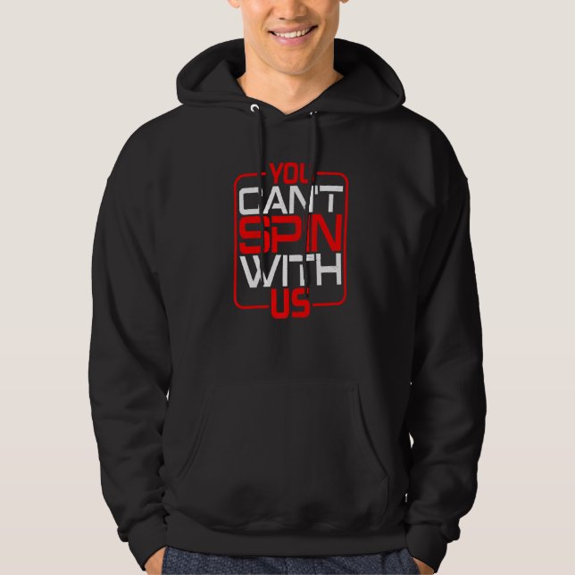 Veste À Capuche Vous ne pouvez pas tourner avec nous   (Devant)