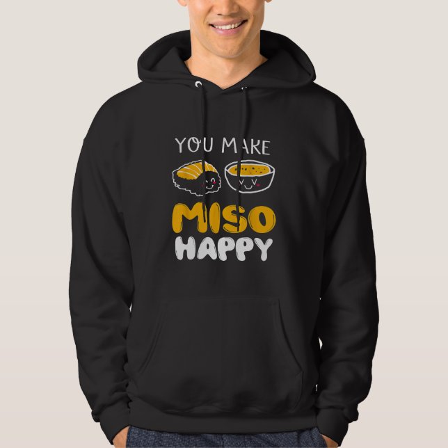 Veste À Capuche Vous rendez Miso heureux (Devant)