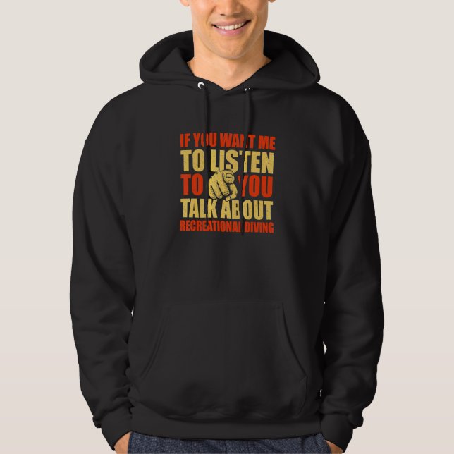 Veste À Capuche Vous voulez que je parle d'écouter parler de la pl (Devant)