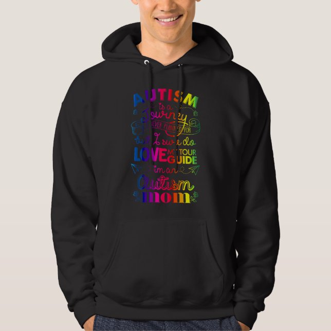 Veste À Capuche Voyage de l'autisme (Devant)