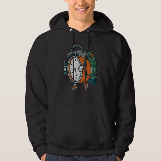 Veste À Capuche Voyageur d'heure (Devant)