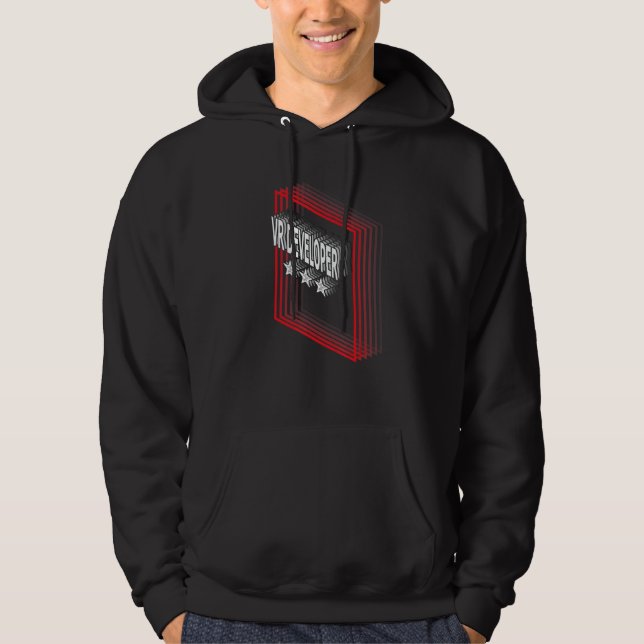 Veste À Capuche VR Developer Job Title Appreciation Retro (Devant)