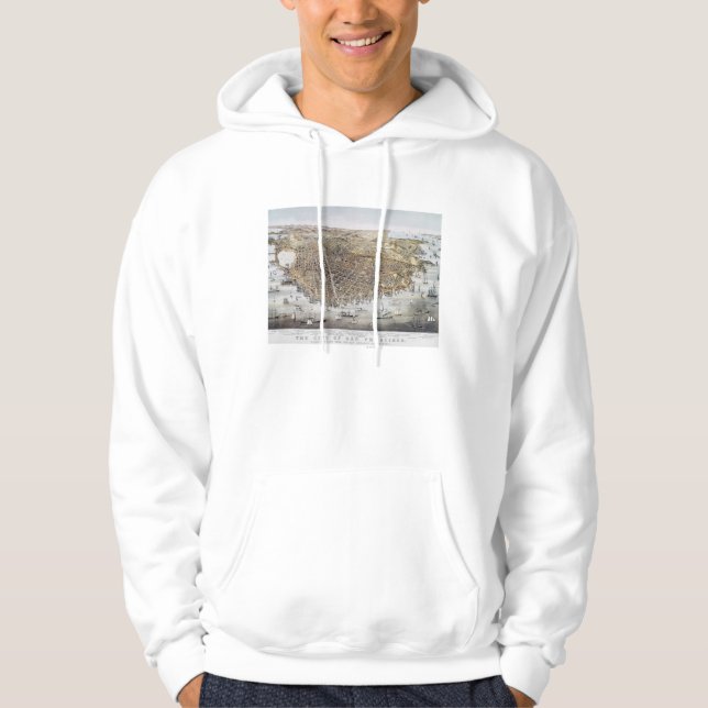 Veste À Capuche Vue de San Francisco, 1878 (Devant)