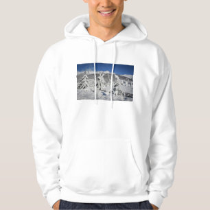 Veste À Capuche Vue de station de sports d'hiver de Catedral dans