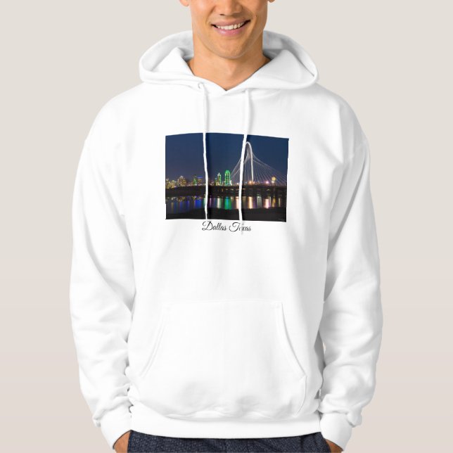 Veste À Capuche Vue du pont de Dallas (Devant)