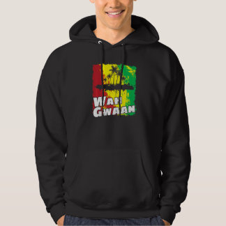 Veste À Capuche Wah Gwaan Vintage Jamaïque Rétro Qu'est-ce qui se