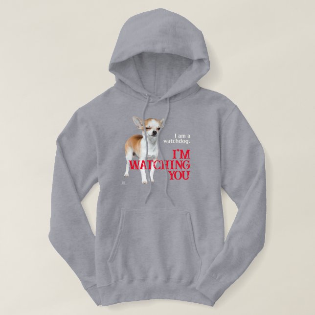 Veste À Capuche Watchdog Chihuahua - Personnalisable (Design devant)