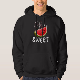 Veste À Capuche Watermelon Vegan I Life is Sweet I Garden Nature