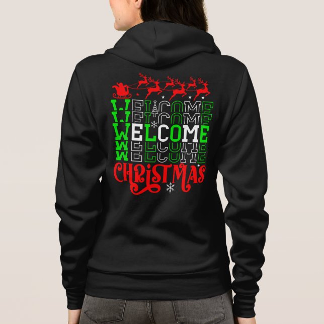 Veste À Capuche Welcome Christmas-84767 (Dos)